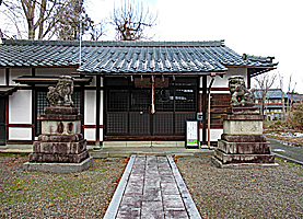 千代鶴神社拝殿遠景