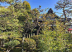 福井城鬼門除簸川神社社殿全景右側面