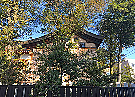 木田神社本殿左側面