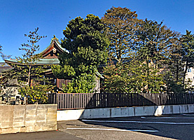 木田神社社殿全景左背面