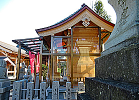 木田蛭児宮社殿左側面