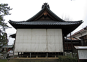 松阜神社拝殿左側面