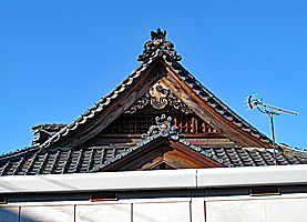 越前国總社和田八幡宮拝殿左側面