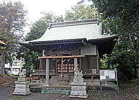 愛甲熊野神社拝殿左より
