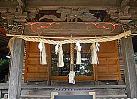 笠間青木神社拝所