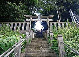 笠間青木神社石段