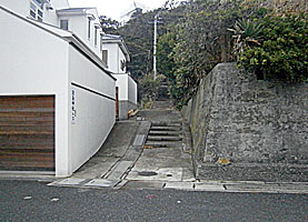 芦名淡島神社参道入口