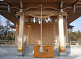 武州柿生琴平神社拝所