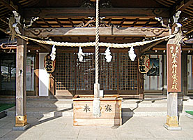 武州柿生琴平神社季式殿拝所
