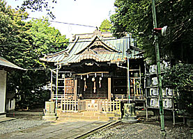 藤澤諏訪神社拝殿左より