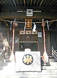 平戸白旗神社拝所