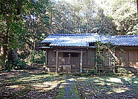 浄明寺熊野神社拝殿遠景