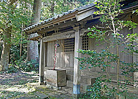 浄明寺熊野神社拝殿左より