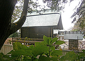 鎌倉宮本殿右背面