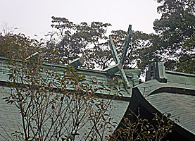 鎌倉宮本殿千木