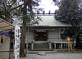 相模神戸神社社殿遠景