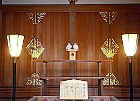 相模神戸神社社殿内部
