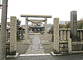 横浜熊野神社社頭