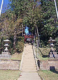 汲澤五霊神社石段
