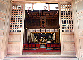 久里浜八幡神社拝所