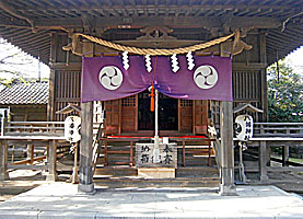 久里浜八幡神社拝所