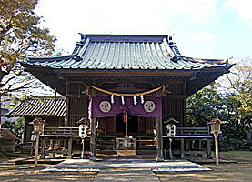 久里浜八幡神社拝殿正面