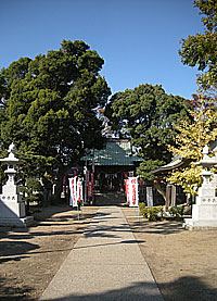 久里浜八幡神社参道