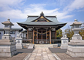 栗木御嶽神社拝殿