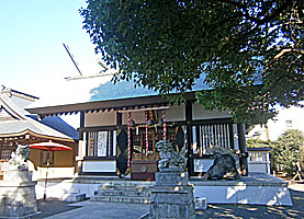 公所浅間神社拝殿左より