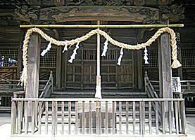 上大井三嶋神社拝所