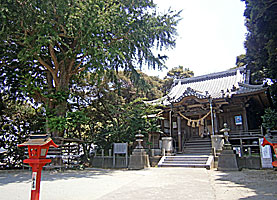 長井熊野神社境内