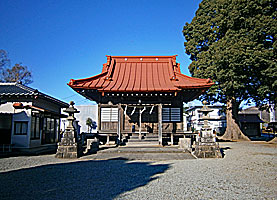 西富岡八幡神社参道