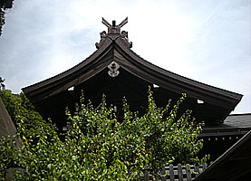 太田杉山神社・横浜水天宮本殿側面