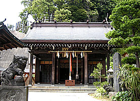 太田杉山神社・横浜水天宮拝殿正面