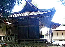 飯山龍蔵神社拝殿右側面