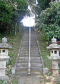 佐江戸杉山神社石段