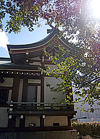 櫻森稲荷神社本殿左側面