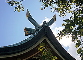 櫻森稲荷神社本殿千木