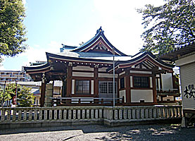 櫻森稲荷神社社殿側面