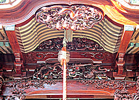 白笹稲荷神社拝殿彫刻