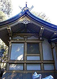 稲田菅子之神社本殿右側面