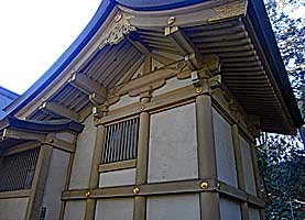 稲田菅子之神社本殿左背面