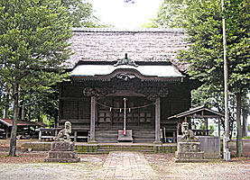 高部屋神社拝殿