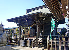 高田熊野神社拝殿左より