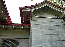 多々久郷青木神社本殿左側面