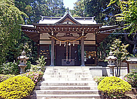 鐵神社拝殿正面
