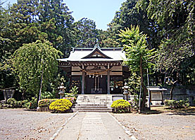 鐵神社拝殿遠景
