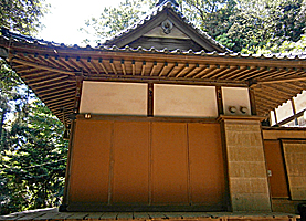 津久井浅間神社拝殿左側面