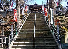 彌生神社石段