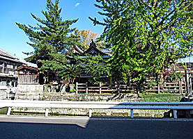 河副荘海童神社社殿全景右側面